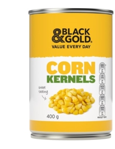 Black & Gold Corn Kernels 400g x 1